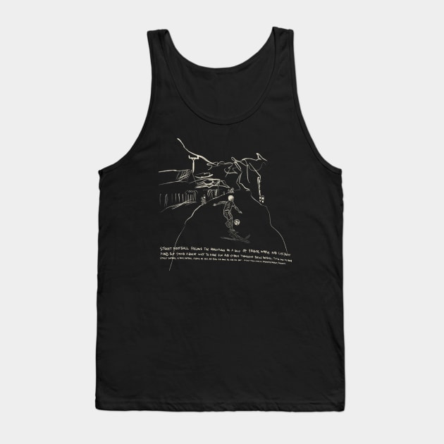 Street Football Tank Top by Saestu Mbathi